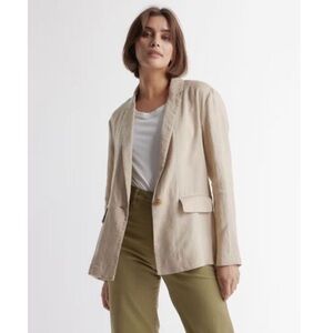 100% European Linen Blazer